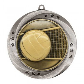 Silver Volleyball Medal 2.75" - MMI54917S