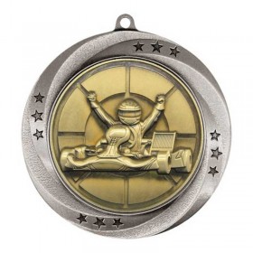Médaille Go Kart Argent 2.75" - MMI54929S