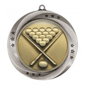 Médaille Billard Argent 2.75" - MMI54936S
