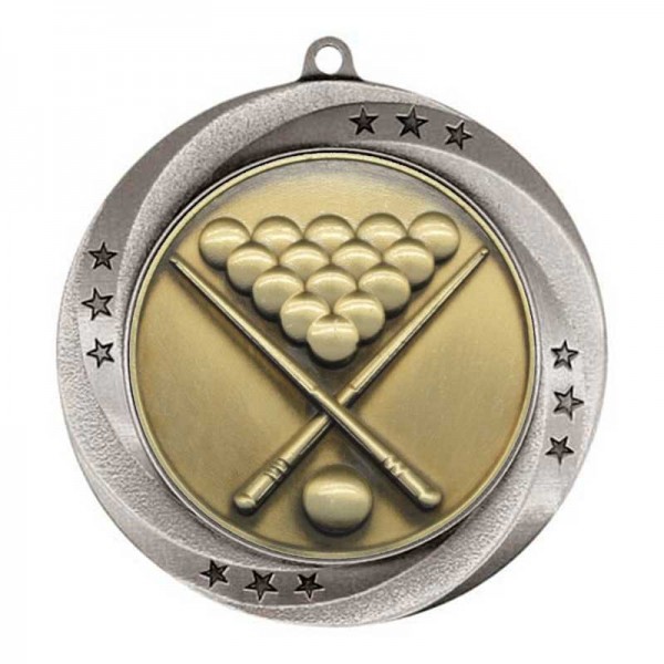 Médaille Billard Argent 2.75" - MMI54936S