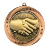 Bronze Handshake Medal 2.75" - MMI54958Z