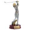 Women's Golf Trophy 9" H - RA1759B