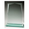 Jade Glass Trophy 7.5" H - GL10331B