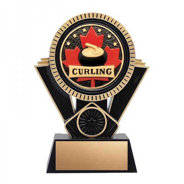 Trophée Curling 6" H - XRMCF6035