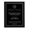 Black and Silver 7 x 9 Plaque - PLV120-79-BKS