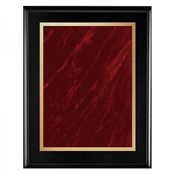 Black and Red 8 x 10 Plaque PLV465E-BK-RD demo
