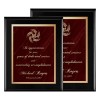 Black and Red 8 x 10 Plaque PLV465E-BK-RD sizes