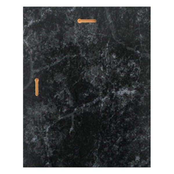 Plaque 9 x 12 Granite et Bleue PLV465G-GRA-BL verso