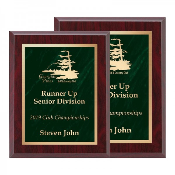 Red and Green 9 x 12 Plaque PLV465G-RD-GR sizes