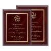 Red and Red 9 x 12 Plaque PLV465G-RD-RD sizes