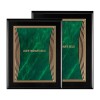 Plaque 9 x 12 Black and Green PLV555G-BK-GN sizes