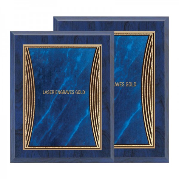 Plaque 9 x 12 Bleue et Bleue PLV555G-BU-BU formats