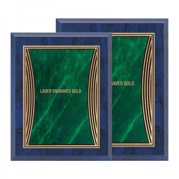 Plaque 9 x 12 Blue and Green PLV555G-BU-GN sizes