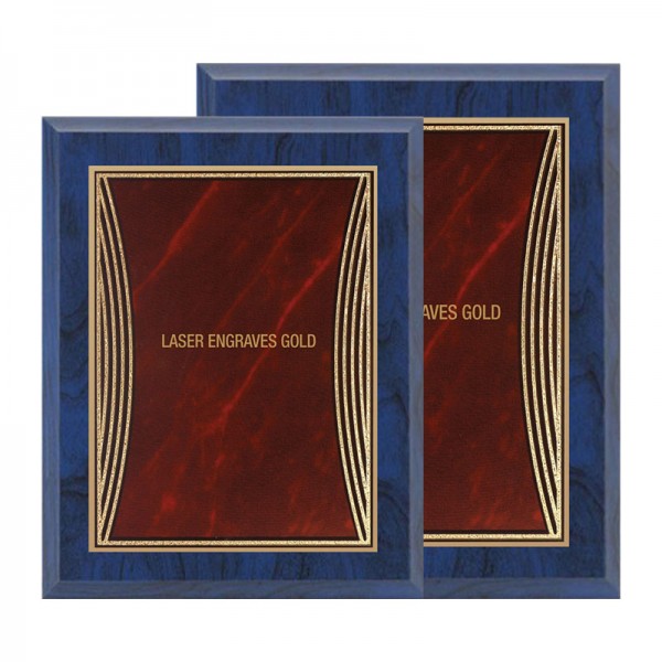 Plaque 8 x 10 Blue and Red PLV555E-BU-RD sizes