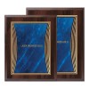 Plaque 8 x 10 Merisier et Bleue PLV555E-CW-BU formats