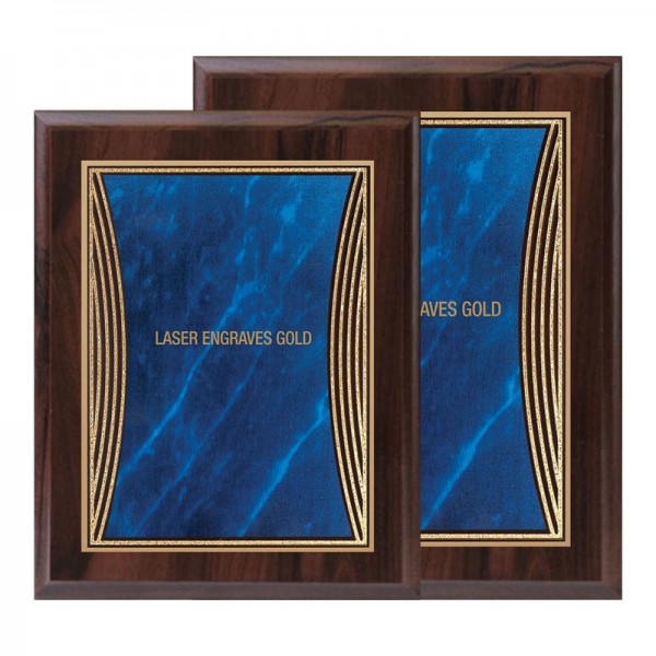 Plaque 9 x 12 Cherrywood and Blue PLV555G-CW-BU sizes
