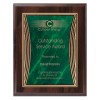 Plaque 8 x 10 Cherrywood and Green PLV555E-CW-GN