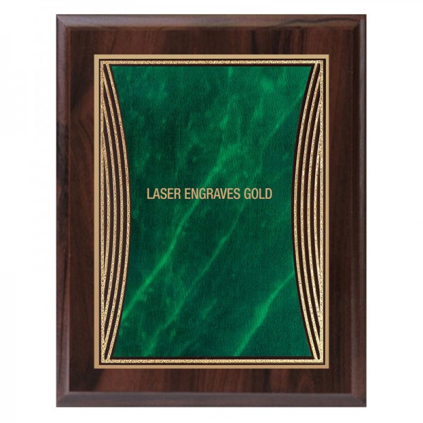 Plaque 8 x 10 Cherrywood and Green PLV555E-CW-GN demo