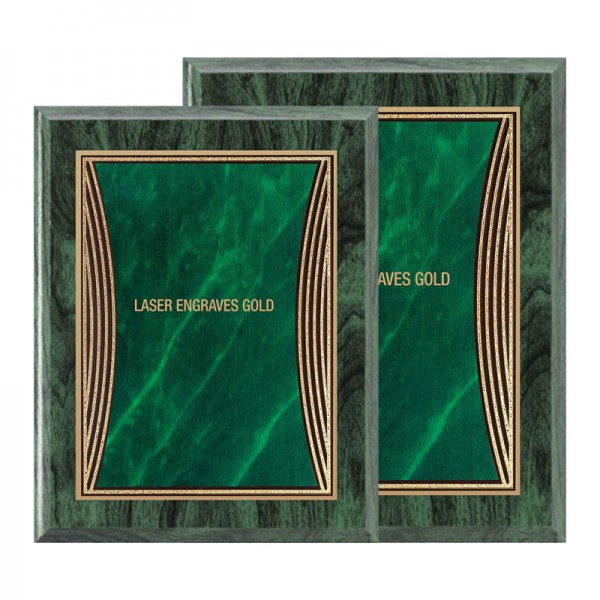 Plaque 8 x 10 Green and Green PLV555E-GN-GN sizes