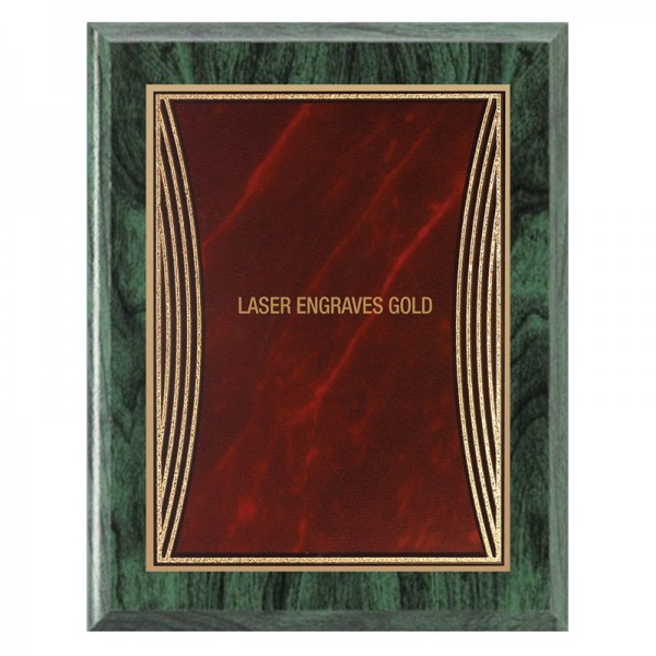 Plaque 8 x 10 Green and Red PLV555E-GN-RD demo