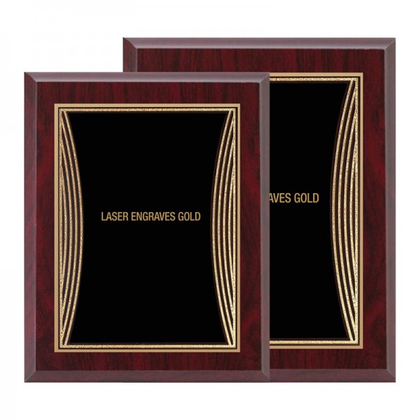 Plaque 9 x 12 Red and Black PLV555G-RD-BK sizes
