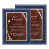 Plaque 9 x 12 Blue and Red PLV562G-BU-RD sizes