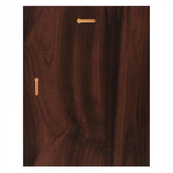 Plaque 9 x 12 Cherrywood and Red PLV562G-CW-RD back