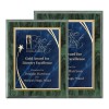 Plaque 9 x 12 Green and Blue PLV562G-GR-BU sizes