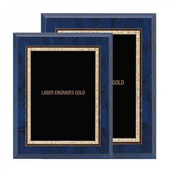 Plaque 8 x 10 Blue and Gold PLV501E-BU-G sizes