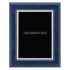 Plaque 9 x 12 Blue and Silver PLV501G-BU-S template