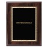 Plaque 8 x 10 Cherrywood and Gold PLV501E-CW-G template