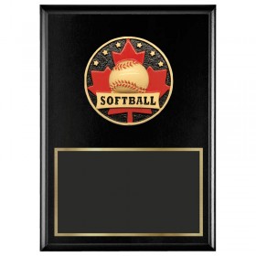 Softball Plaque 1770-XCF126