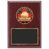 Red Baseball Plaque 1870-XCF102
