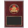 Red Basketball Plaque 1870-XCF103