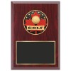 Red Golf Plaque 1870-XCF107