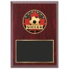 Red Soccer Plaque 1870-XCF113