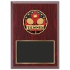 Plaque Tennis Rouge 1870-XCF115