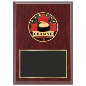 Plaque Curling Rouge 1870-XCF135