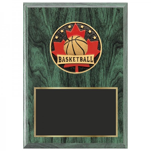 Plaque Basketball Verte 1470-XCF103