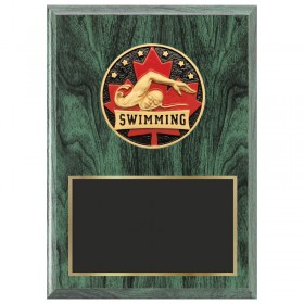 Green Swimming Plaque 1470-XCF114