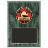 Green Volleyball Plaque 1470-XCF117