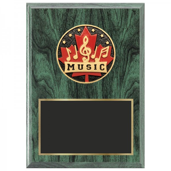 Green Music Plaque 1470-XCF130