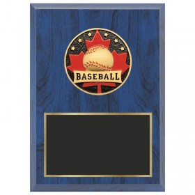 Plaque Baseball Bleue 1670-XCF102