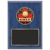 Blue Golf Plaque 1670-XCF107