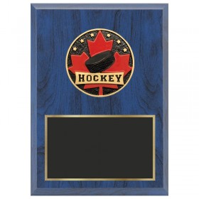 Plaque Hockey Bleue 1670-XCF110