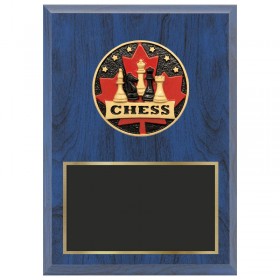 Blue Chess Plaque 1670-XCF111
