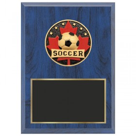 Blue Soccer Plaque 1670-XCF113