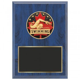 Blue Swimming Plaque 1670-XCF114