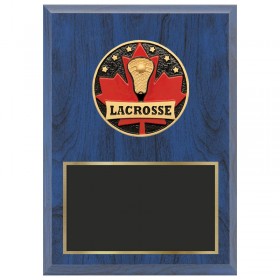 Blue Lacrosse Plaque 1670-XCF128