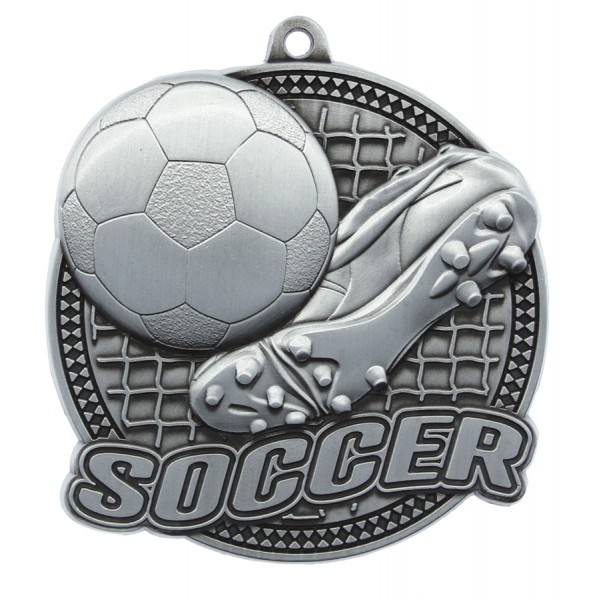 Médaille Soccer Argent 2.25" - MSK13S